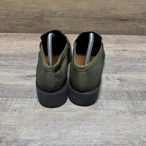 Franco Sarto Baliln Olive Platform Loafers Women's Size 11 - Picture 3 of 7